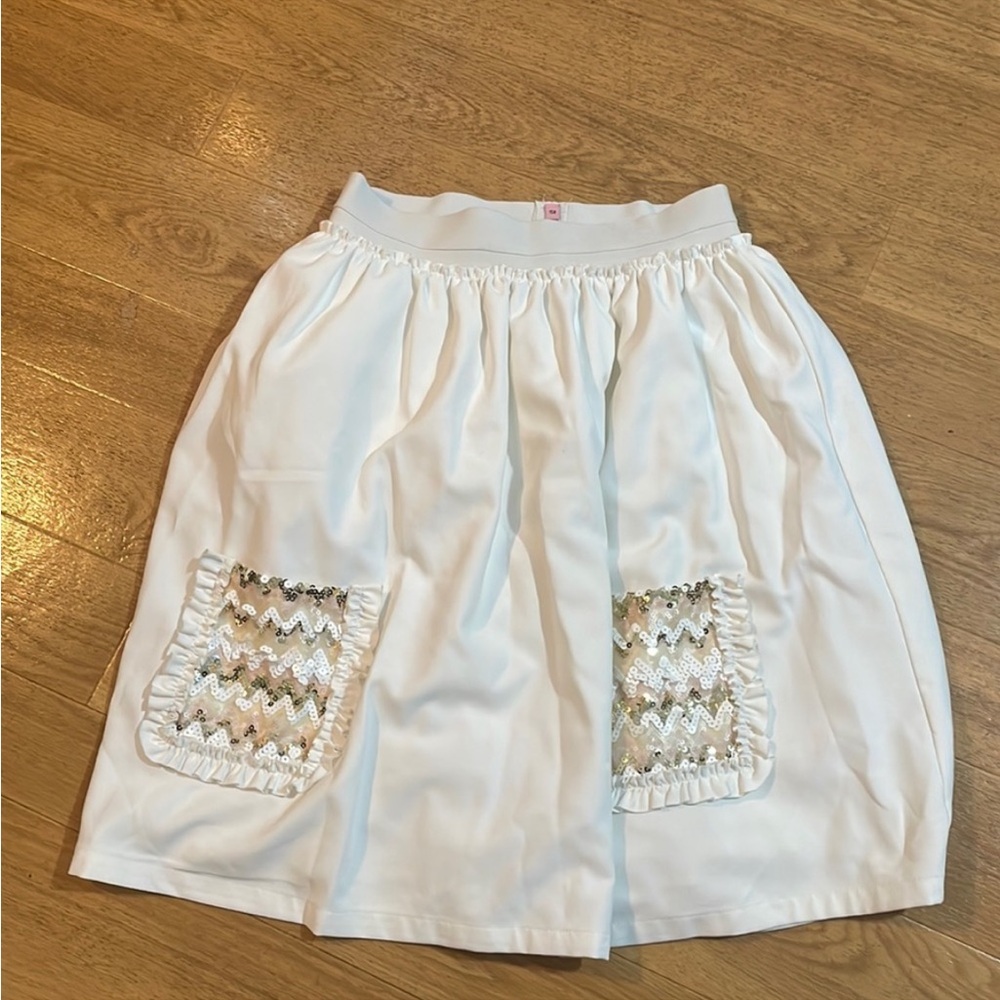 White dressy skirt